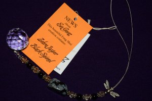 CRYSTAL ENGEN - JASPER, BLACK SPINEL, 20MM