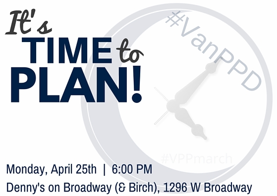 VanPPD 2016 Planning Meeting